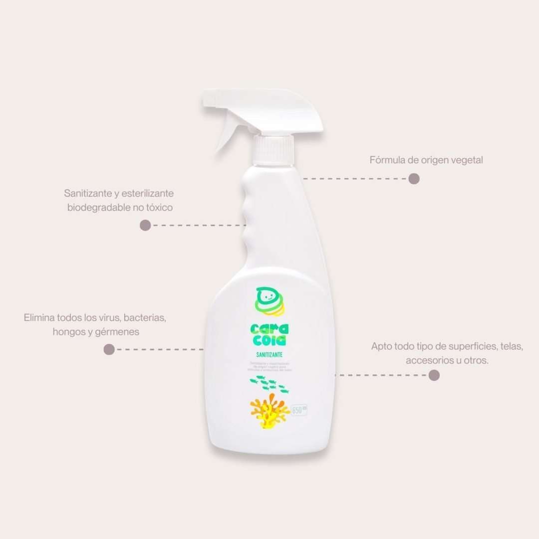 Caracola Sanitizante De Utensilio Para Bebes 650ml - Imagen 2