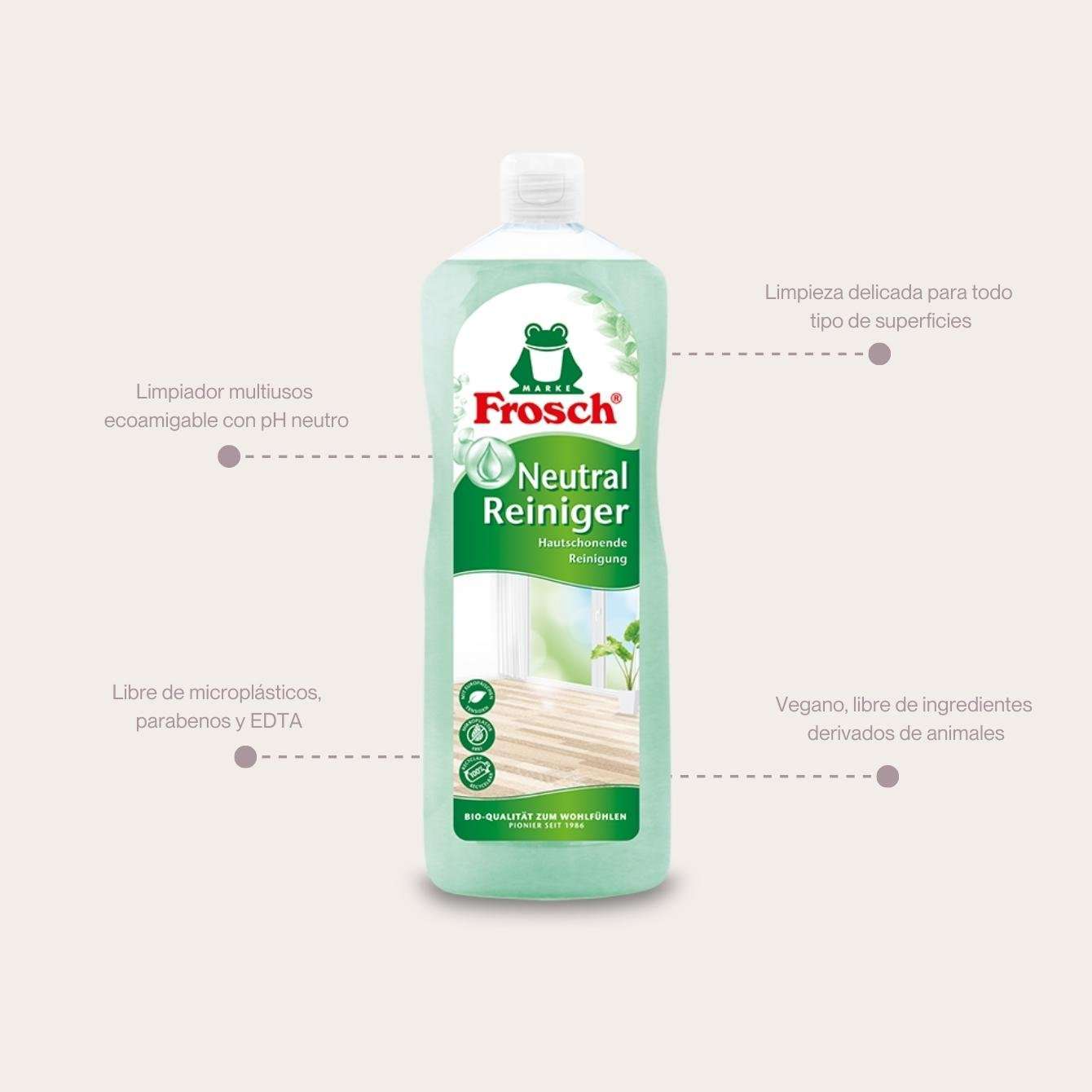  Good Natured Brand Limpiador multisuperficie biodegradable  multiusos, Aroma fresco natural, Spray de limpieza multiusos para pisos,  encimeras de cocina, paredes e inodoros, Lavanda y lima