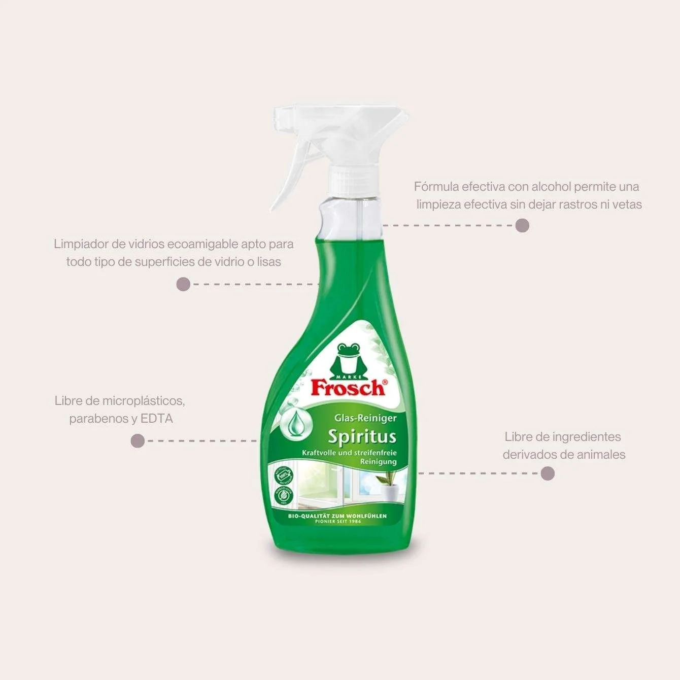 Frosch Limpiador de Vidrios 500ml - Imagen 2