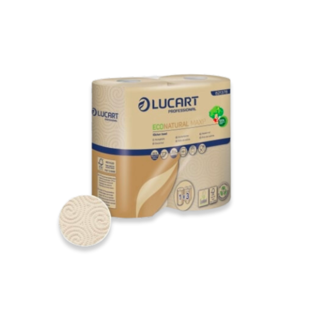 Lucart Papel Toalla Ecológico Econatural 2 Rollos