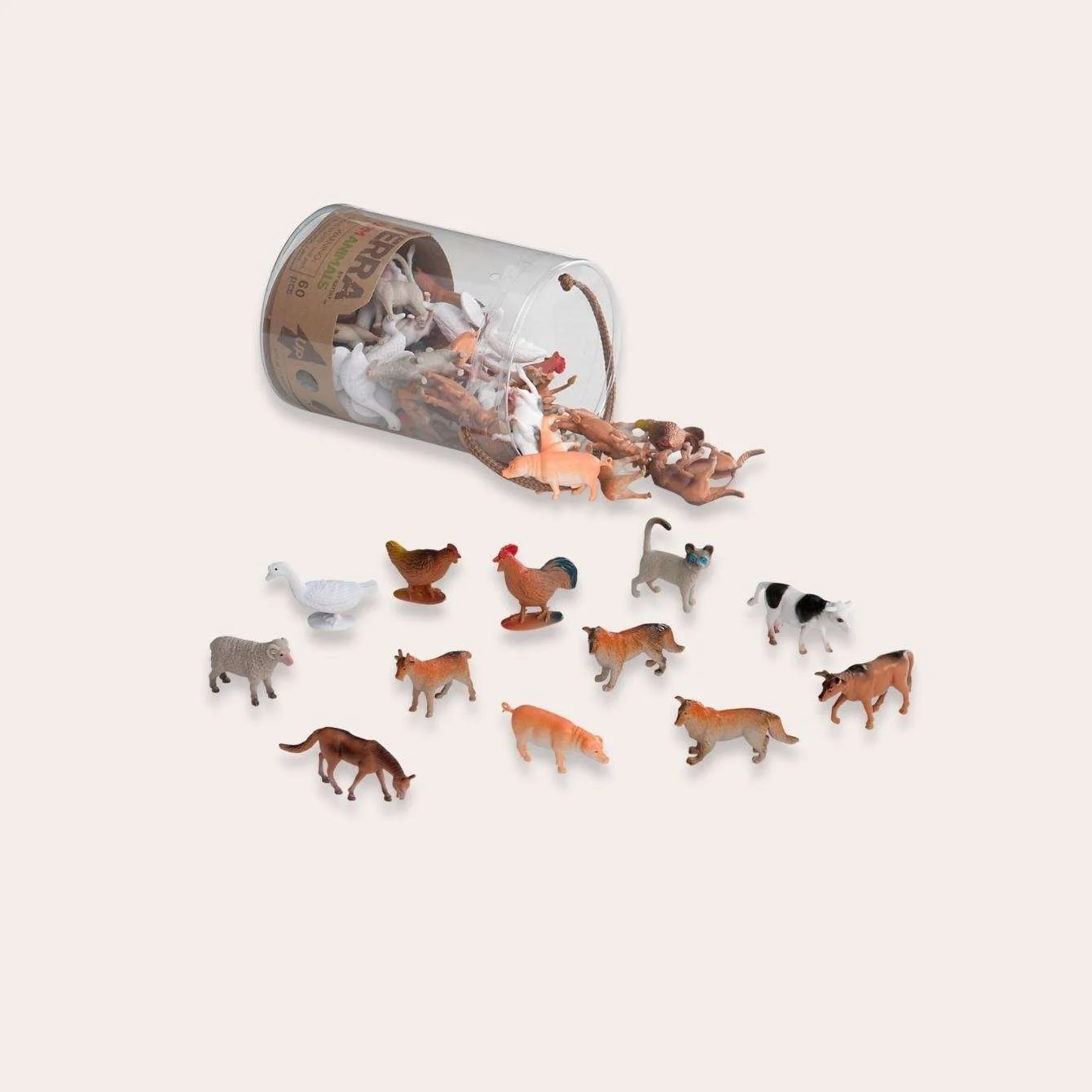 Terra Set Animales de Granja en Tubo - Imagen 4