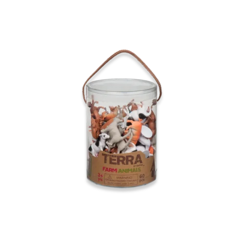 Terra Set Animales de Granja en Tubo