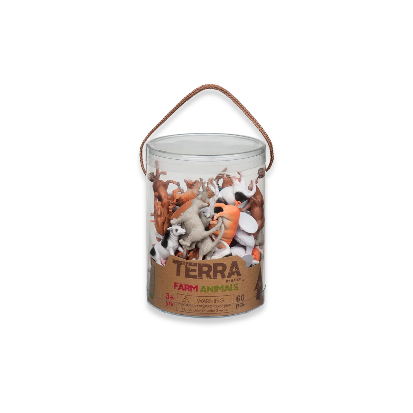Terra Set Animales de Granja en Tubo