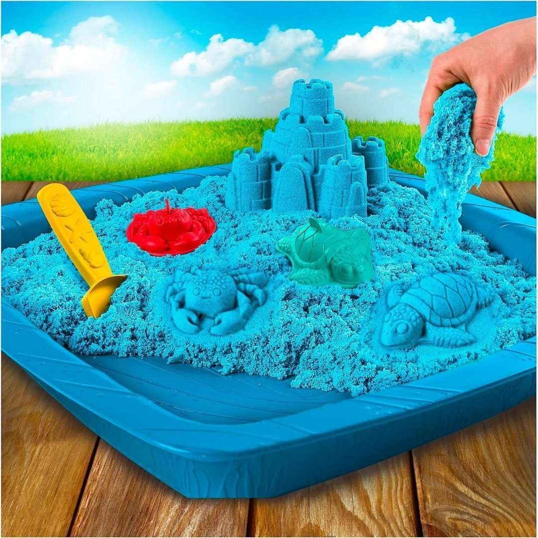 Kinetic Sand Set Arenero con Moldes - Imagen 2