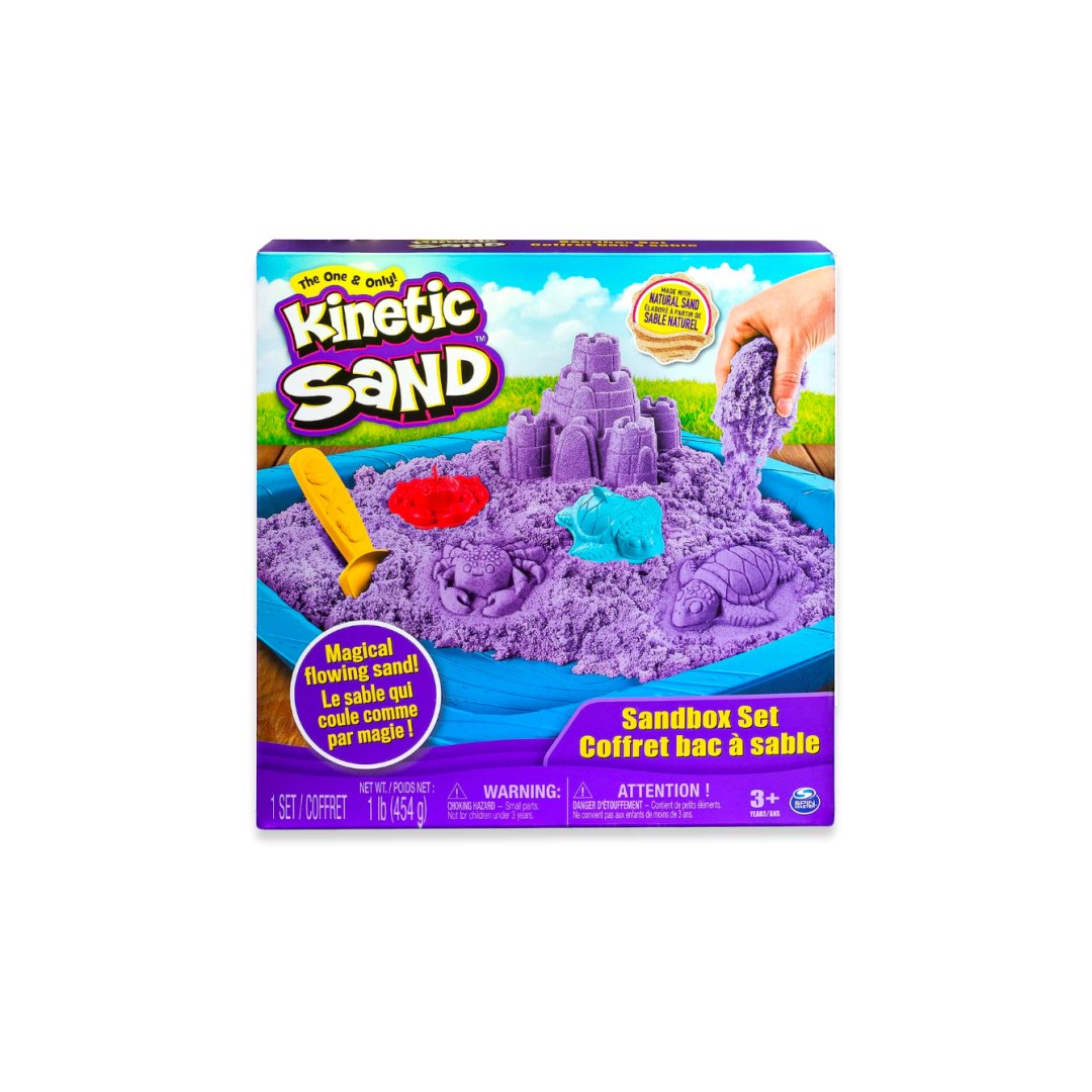 Kinetic Sand Set Arenero con Moldes