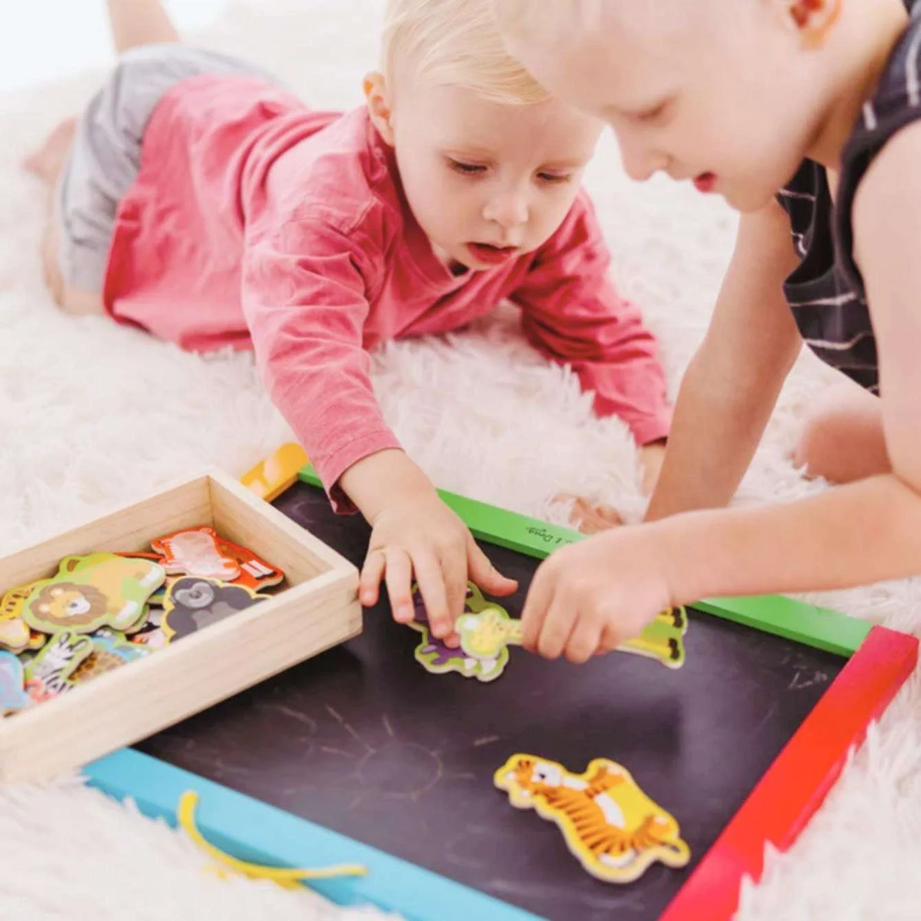 Melissa & Doug Imanes Animales de Madera - Imagen 2