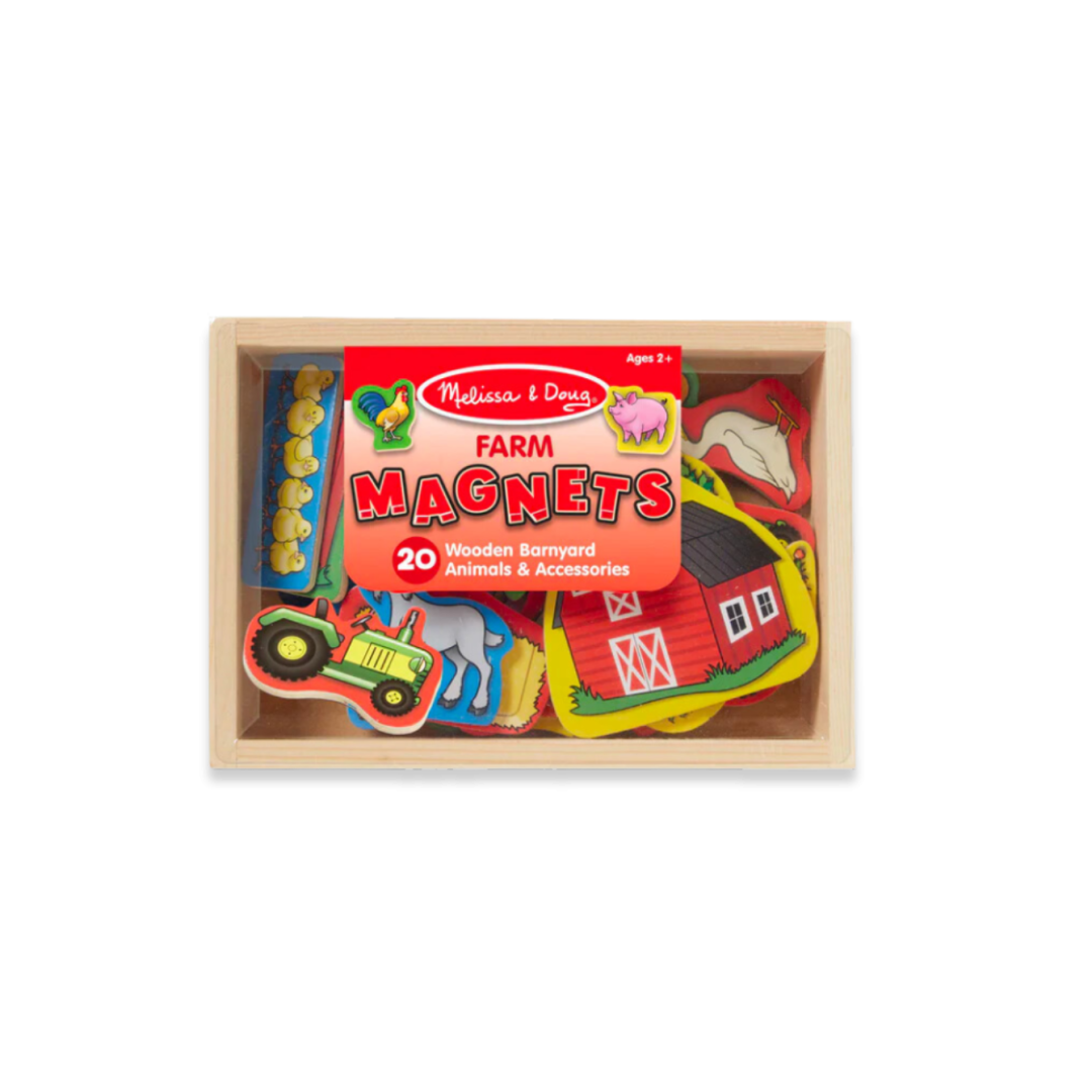 Melissa & Doug Imanes Animales de Granja de Madera