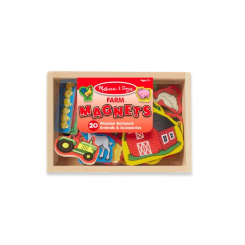 Melissa & Doug Imanes Animales de Granja de Madera