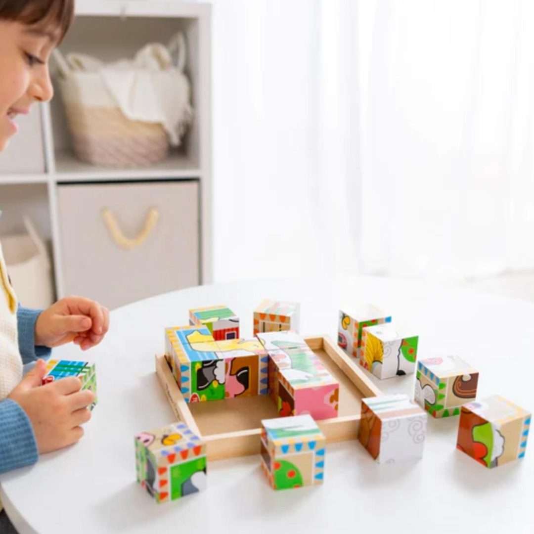 Melissa & Doug Rompecabezas Cubo Granja - Imagen 2