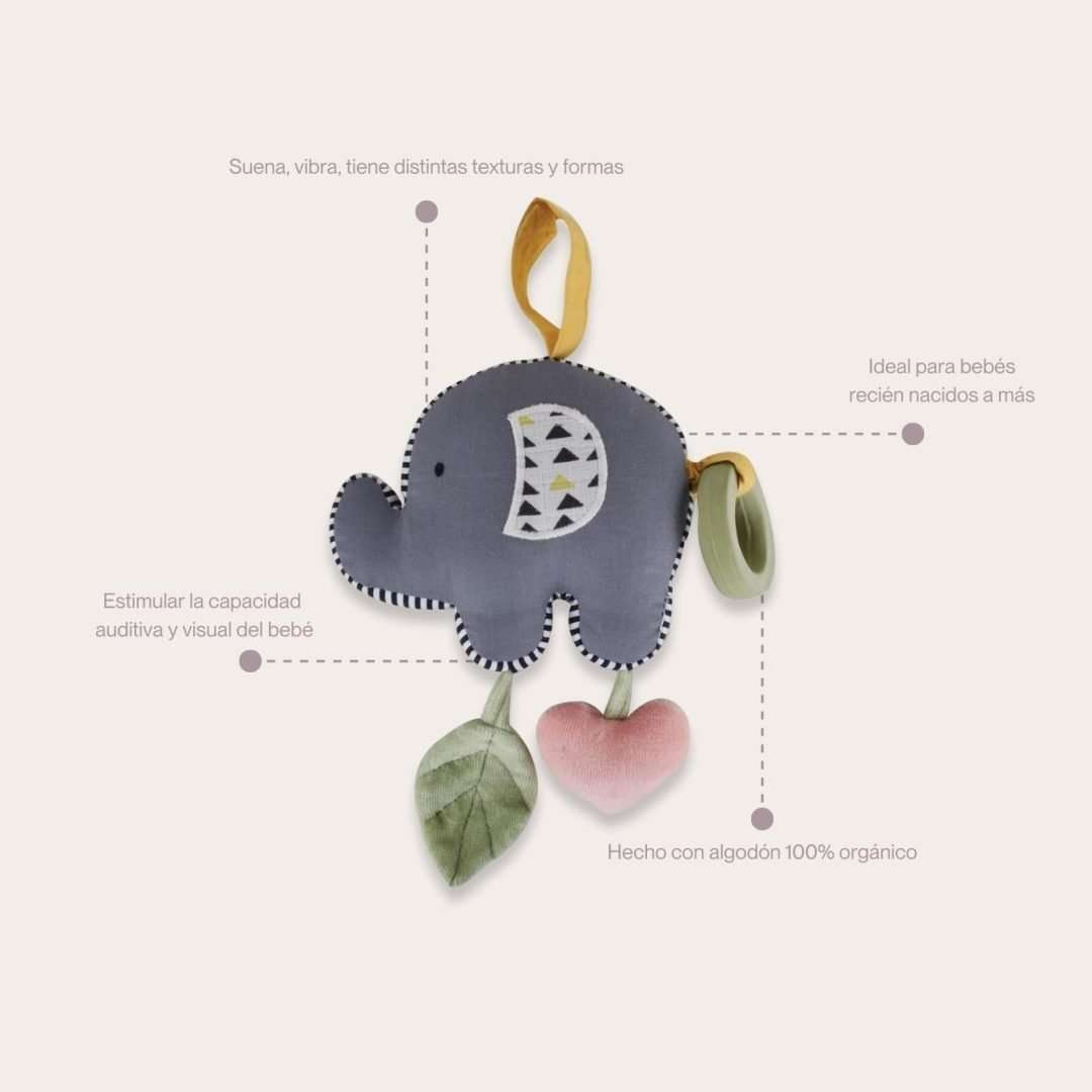 Tikiri Juguete Multisensorial Elefante - Imagen 2