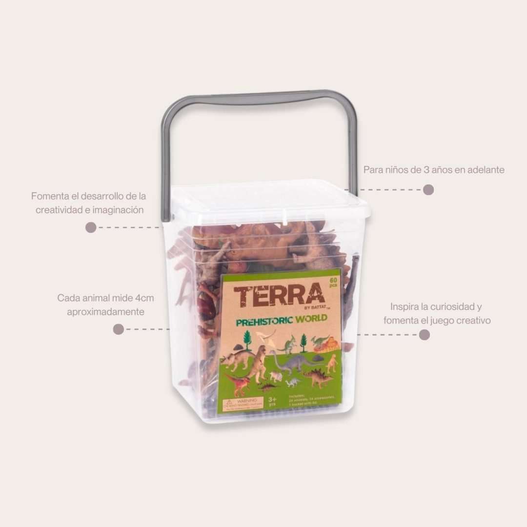 Terra Balde con Animales Prehistóricos - Imagen 3