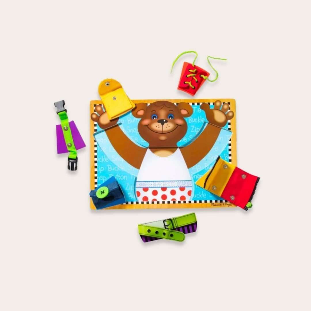 Melissa & Doug Tablero de Habilidades con Cierres - Imagen 4
