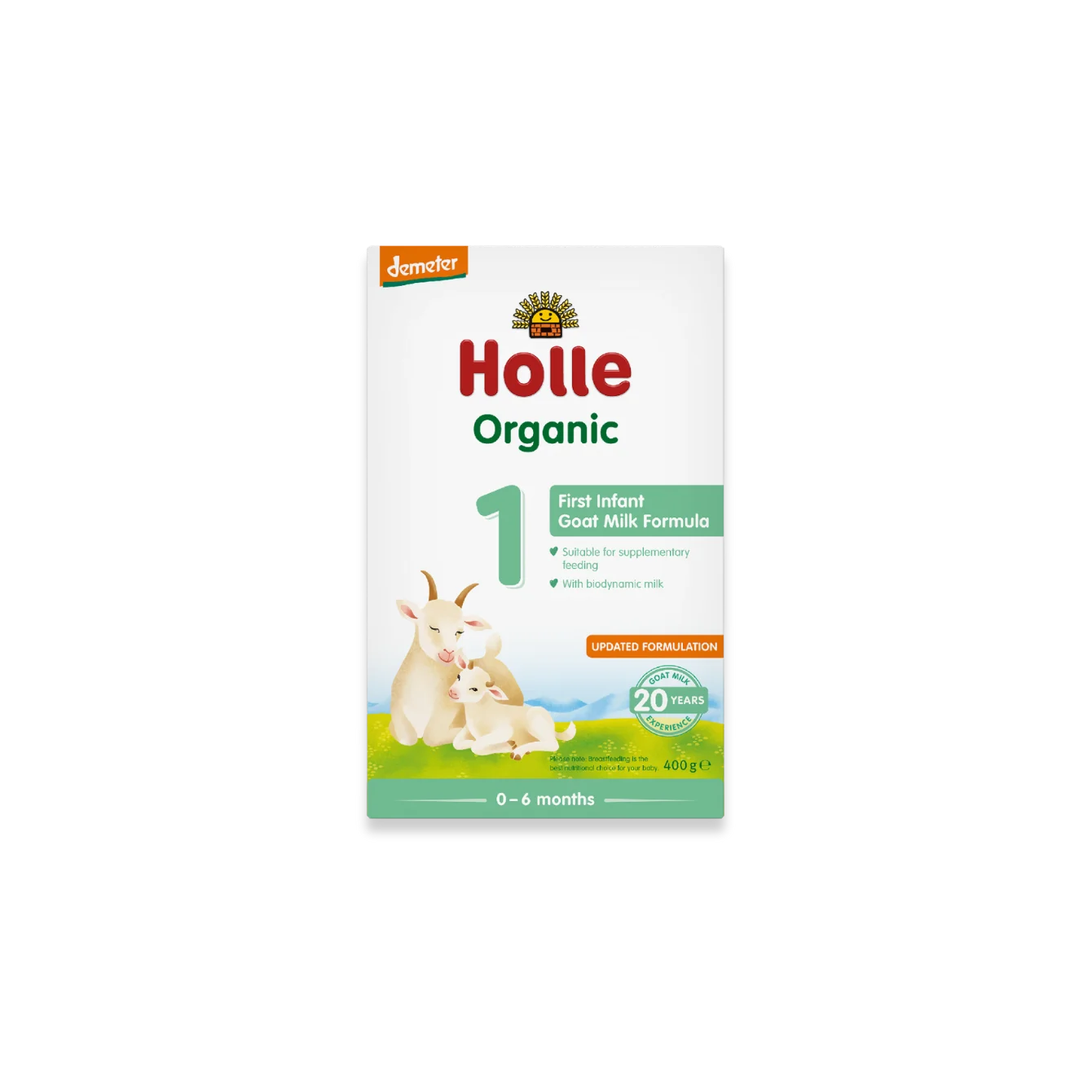 Holle Fórmula Orgánica Leche de Cabra (0-6 Meses) con DHA/ARA