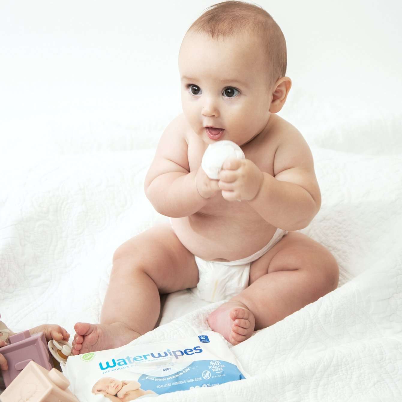 WATERWIPES TOALLITAS PARA BEBE 60 TOALLITAS