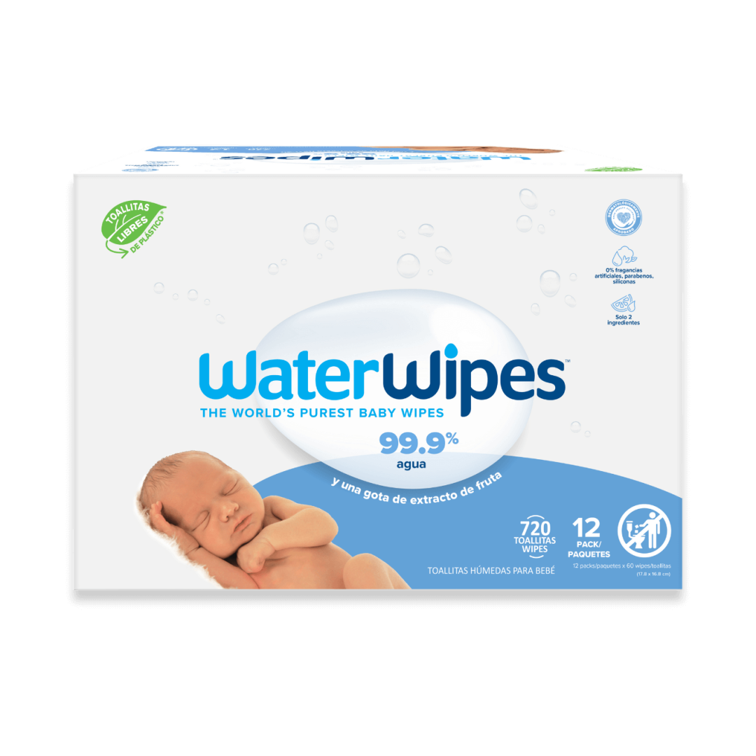 WaterWipes Toallitas Húmedas Value Box 720 Toallitas 12 Pack x 60 Unds - Imagen 3