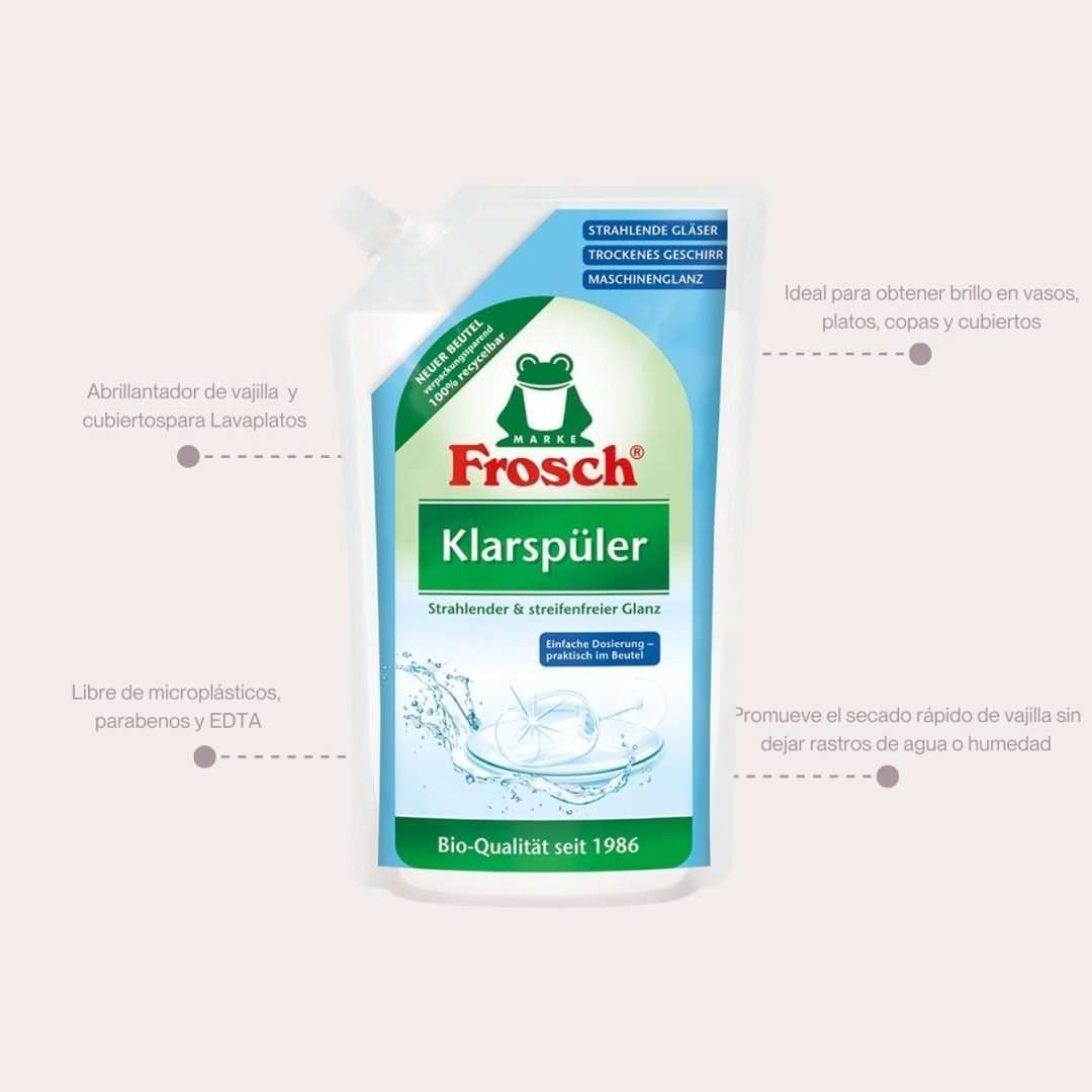 Frosch Abrillantador de Vajilla para Lavaplatos 750ml - Imagen 2