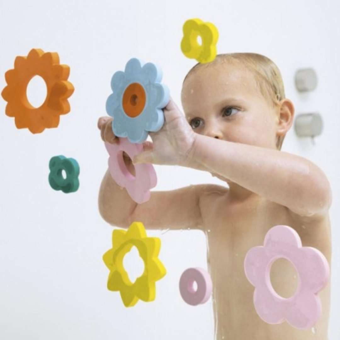 Quut Rompecabezas de Baño Flores - Imagen 4