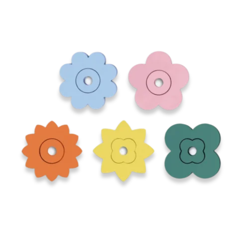 Quut Rompecabezas de Baño Flores