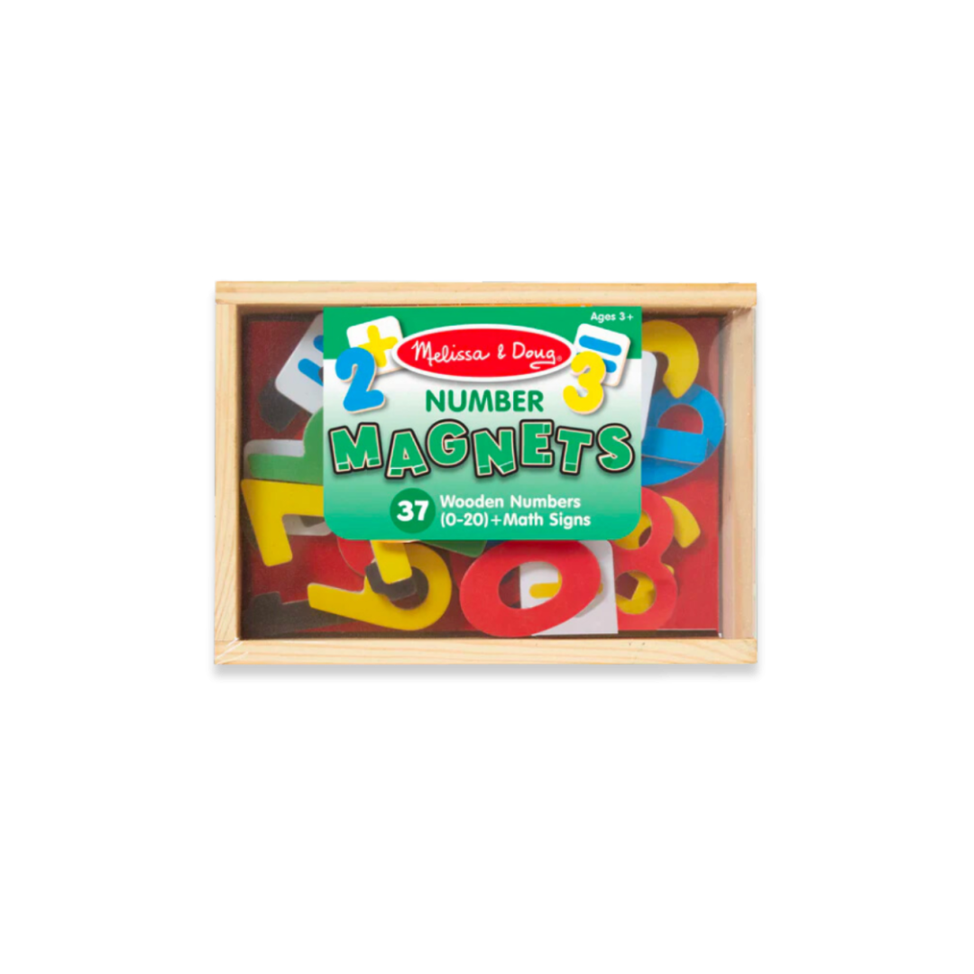 Melissa & Doug Imanes de Madera de Números