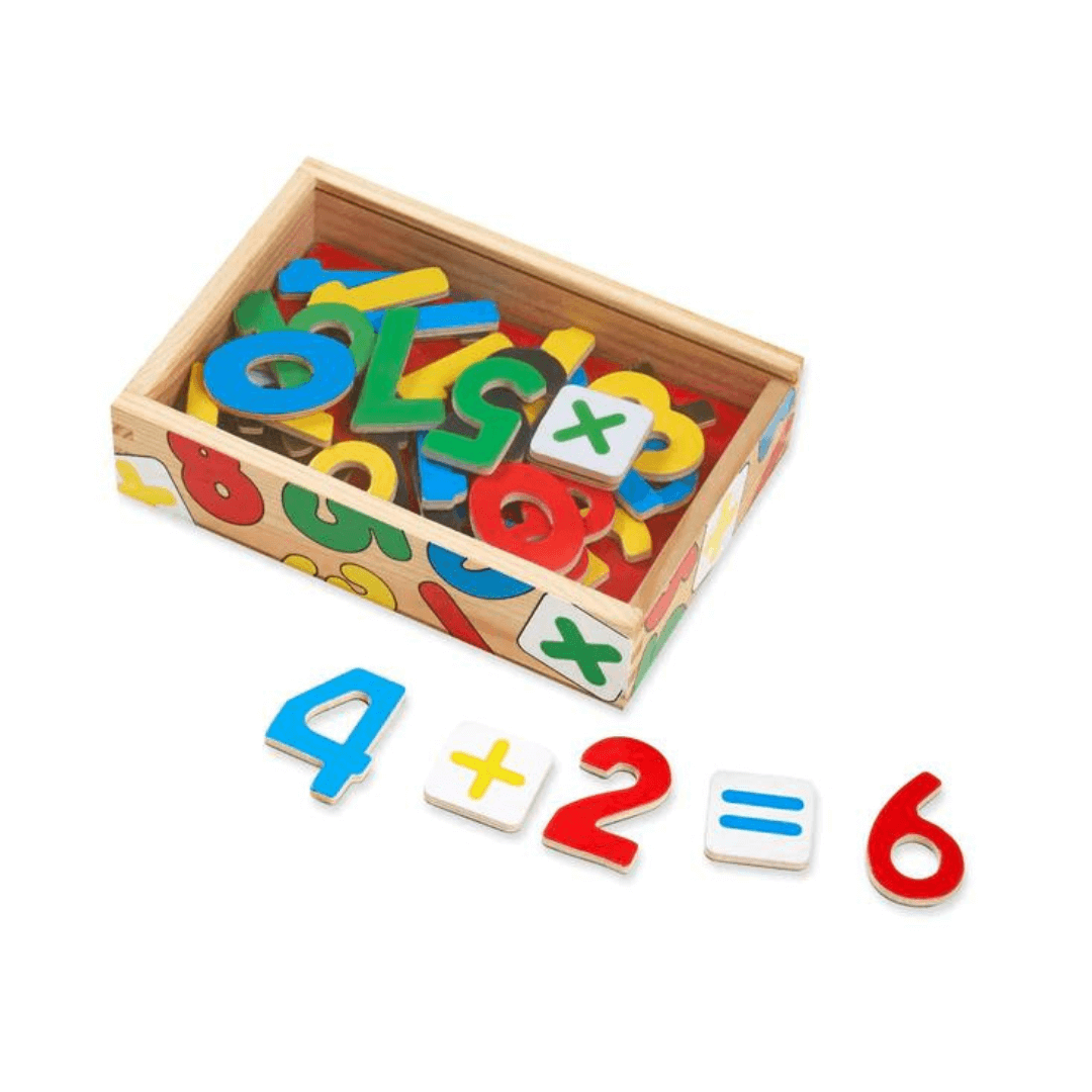 Melissa & Doug Imanes de Madera de Números