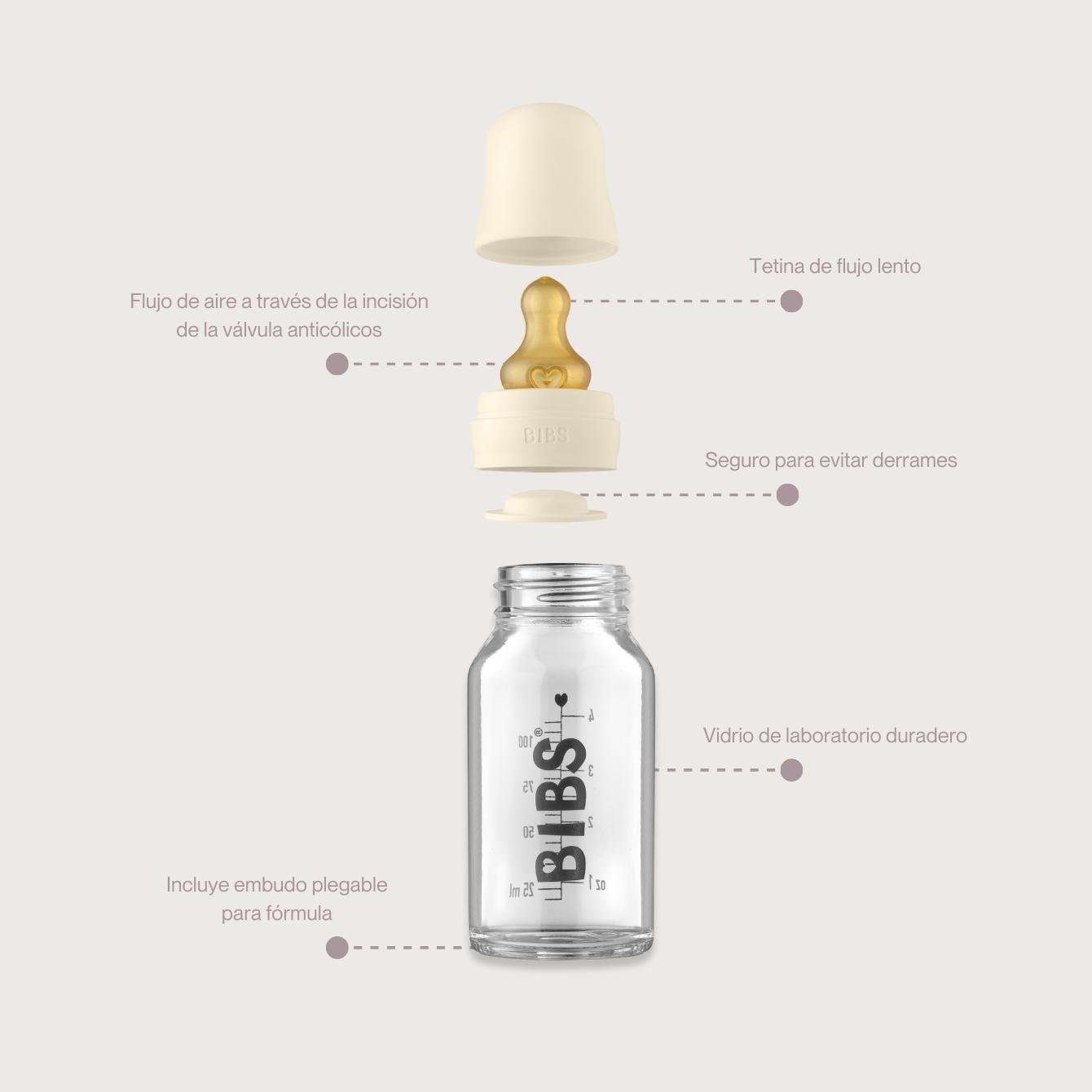 Bibs Biberón 110ml Ivory