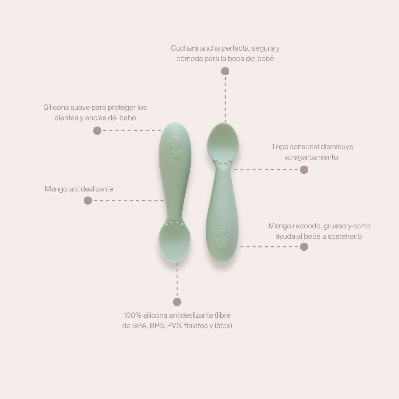 EZPZ Tiny Spoon Set - Imagen 4