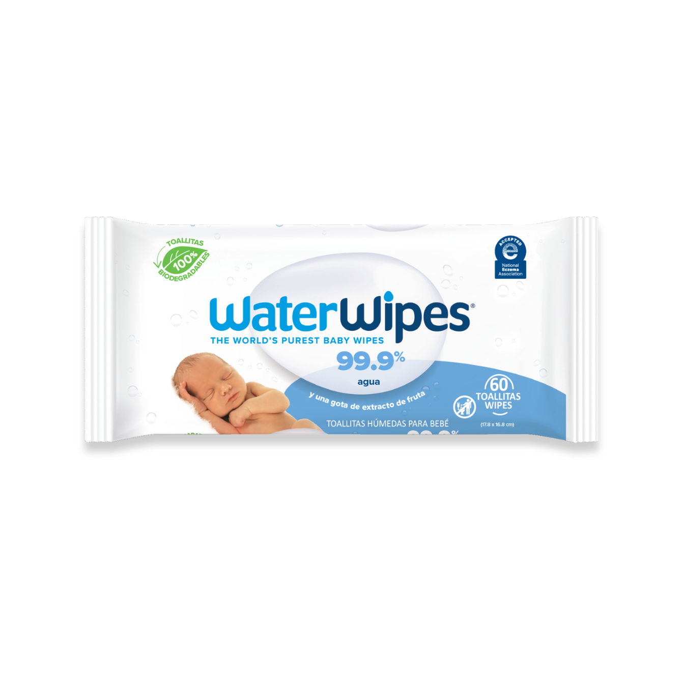 WaterWipes Toallitas Húmedas Single Pack Bio (60 Unds)