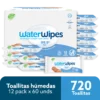 WaterWipes Toallitas Húmedas Value Box 720 Toallitas 12 Pack x 60 Unds