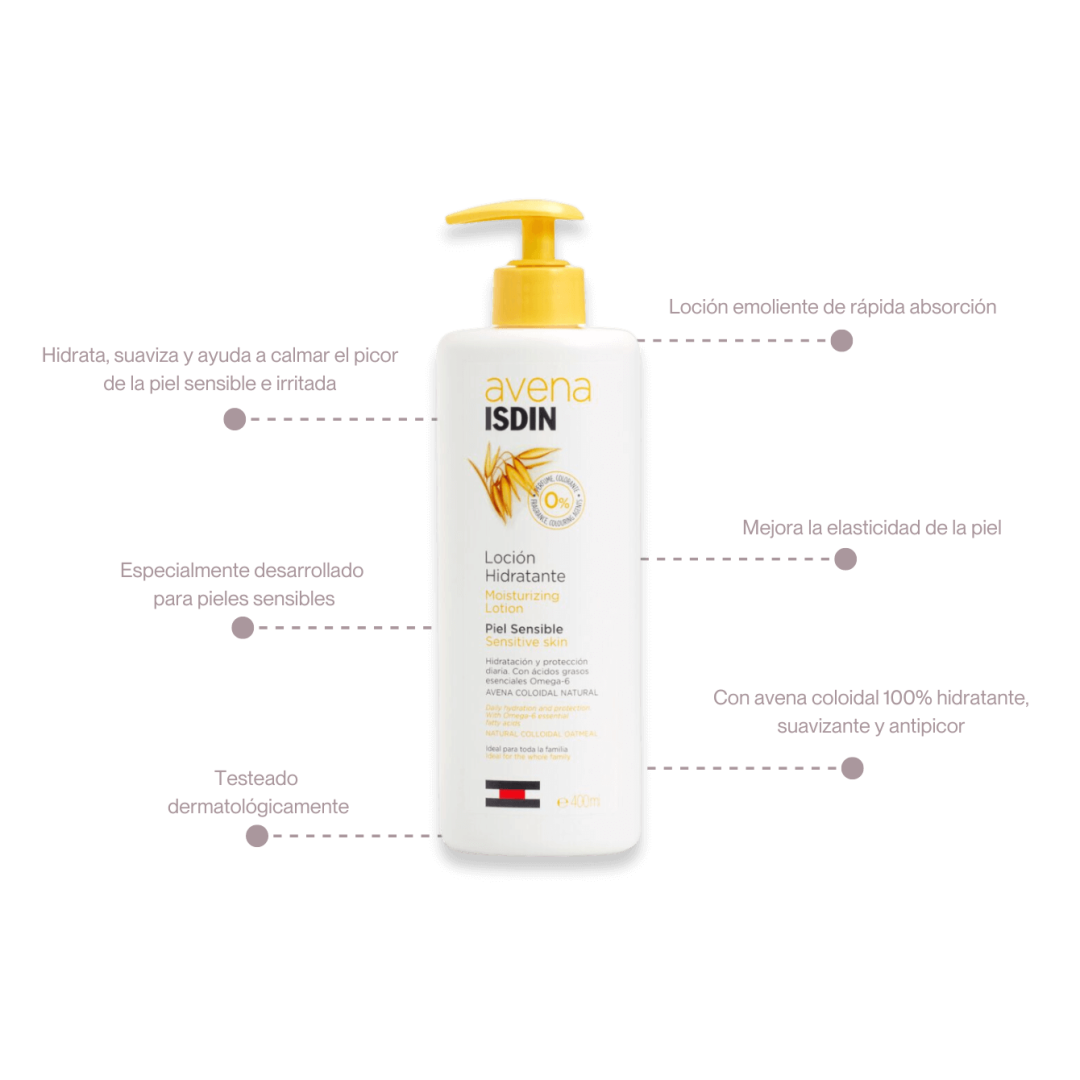 ISDIN Avena Loción Hidratante 400ml - Imagen 3