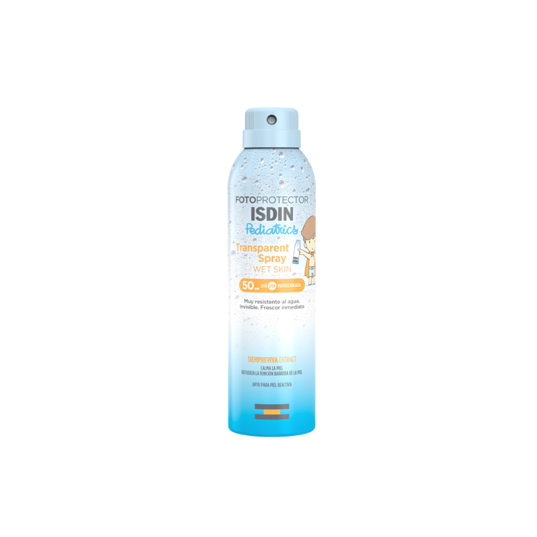 ISDIN Fotoprotector Transparent Spray Wet Skin Pediatrics SPF50 250ml