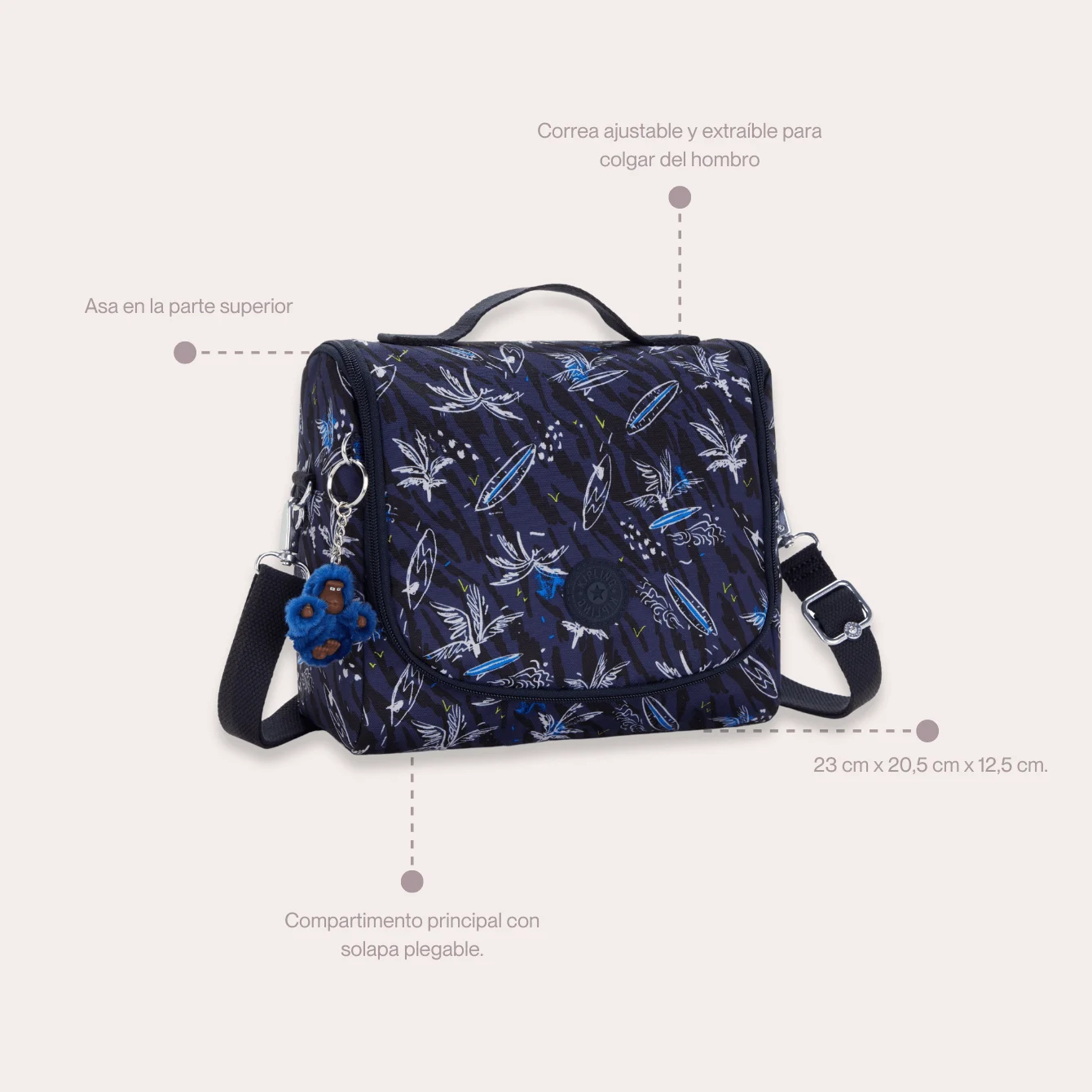 Kipling Lonchera New Kichirou - Imagen 3