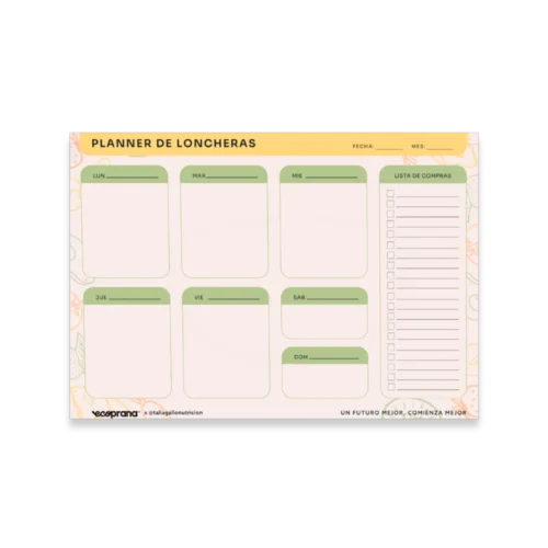 Ecoprana Planner de Loncheras