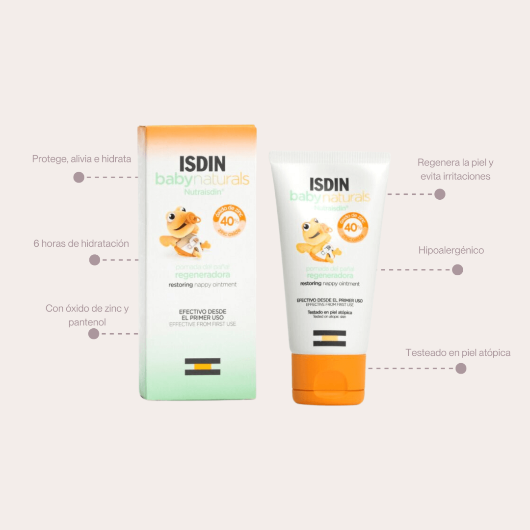 ISDIN Baby Naturals Pomada del Pañal Regeneradora 100ml - Imagen 3