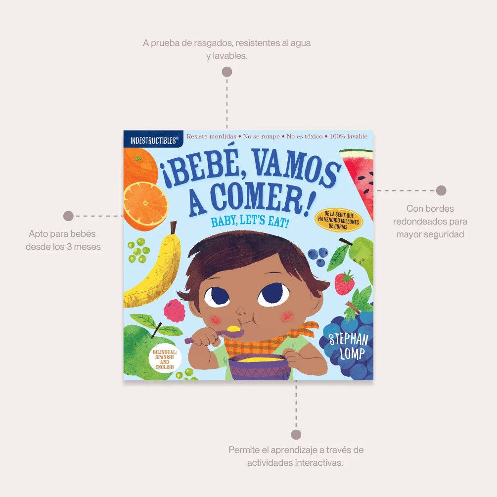 Libro Indestructible Bebé, ¡Vamos a Comer! - Imagen 3