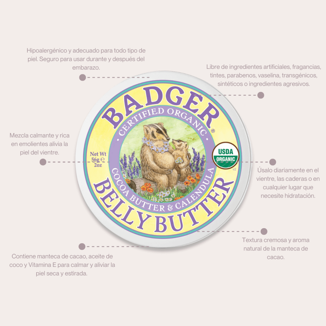 Badger Bálsamo Orgánico Anti Estrías - Imagen 3