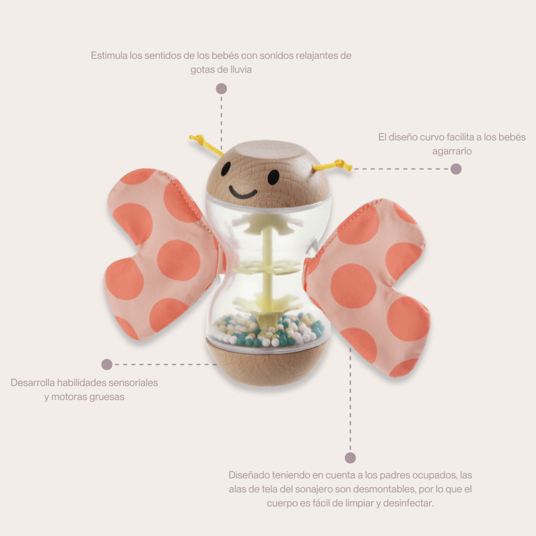 Hape Mi Primer Palo de Lluvia Mariposa - Imagen 3