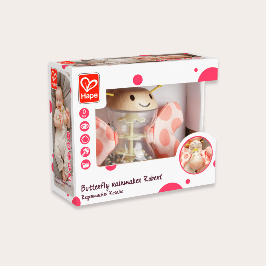 Hape Mi Primer Palo de Lluvia Mariposa - Imagen 4