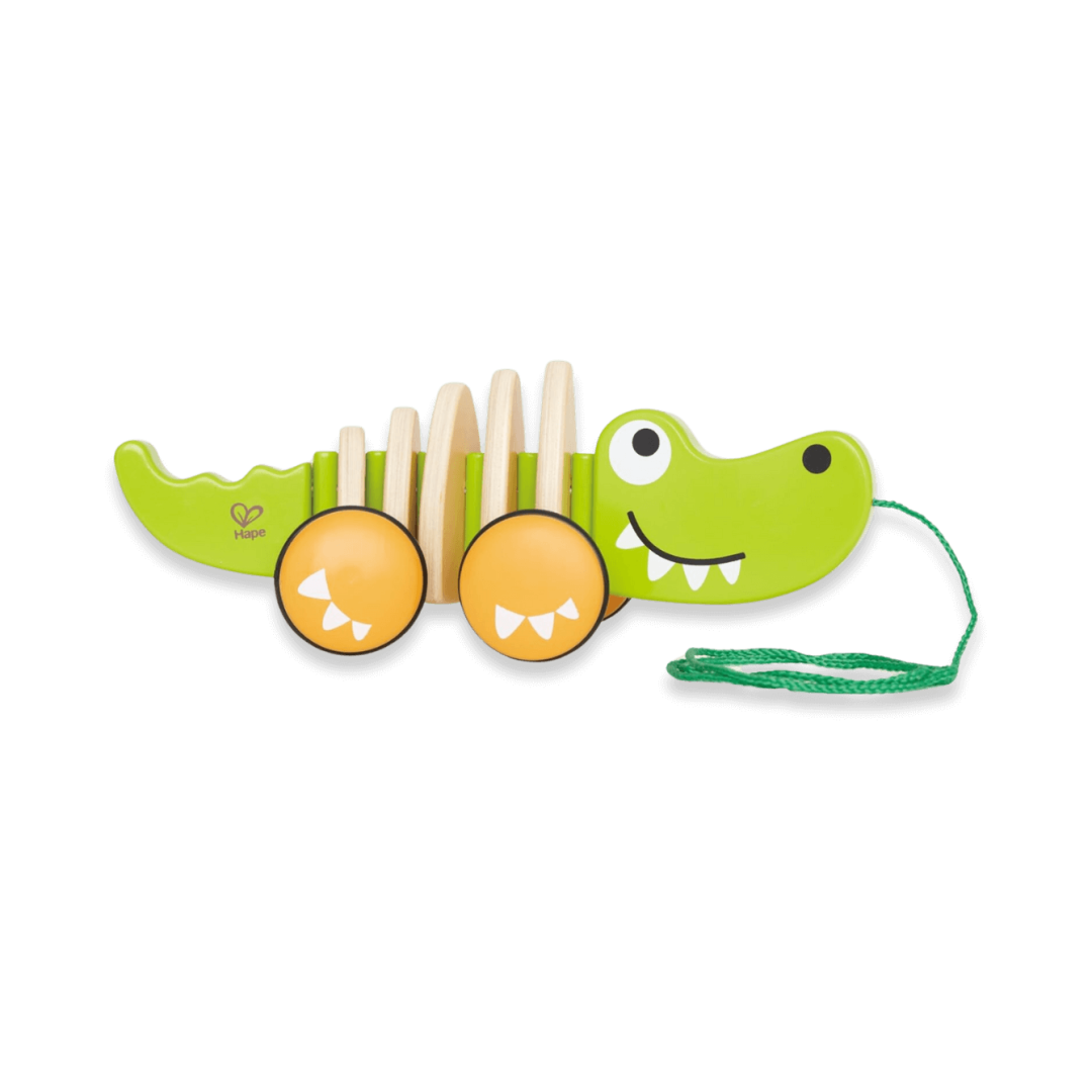 Hape Cocodrilo de Madera de Arrastre