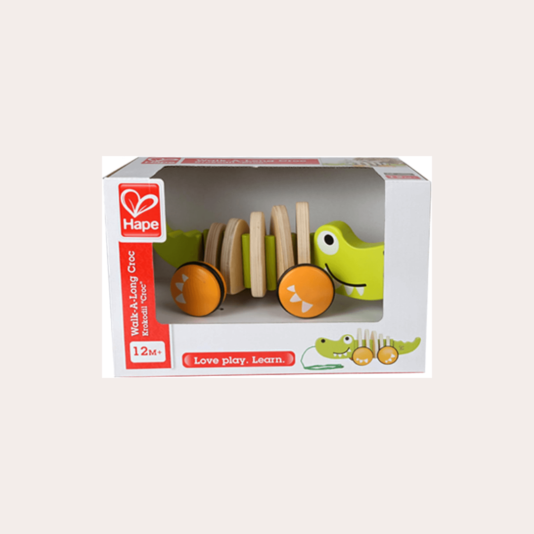 Hape Cocodrilo de Madera de Arrastre - Imagen 4