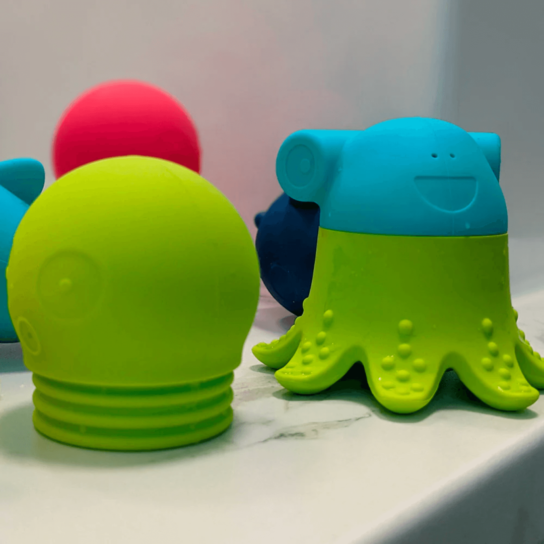 Bbluv Büddies Juguetes de Baño de Silicona Combinables - Imagen 3