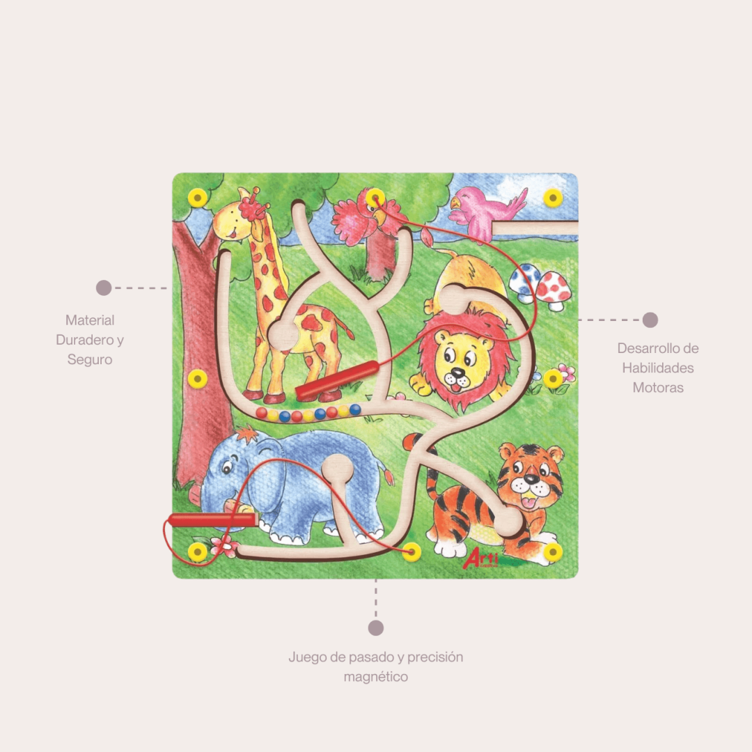 Arti Juego Magnético Animales Salvajes - Imagen 3