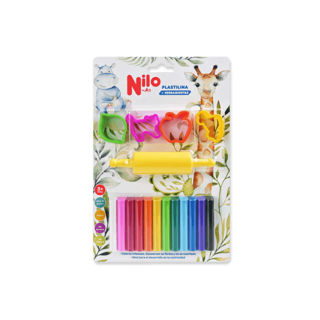 Arti Set Plastilina + 4 Cortadores