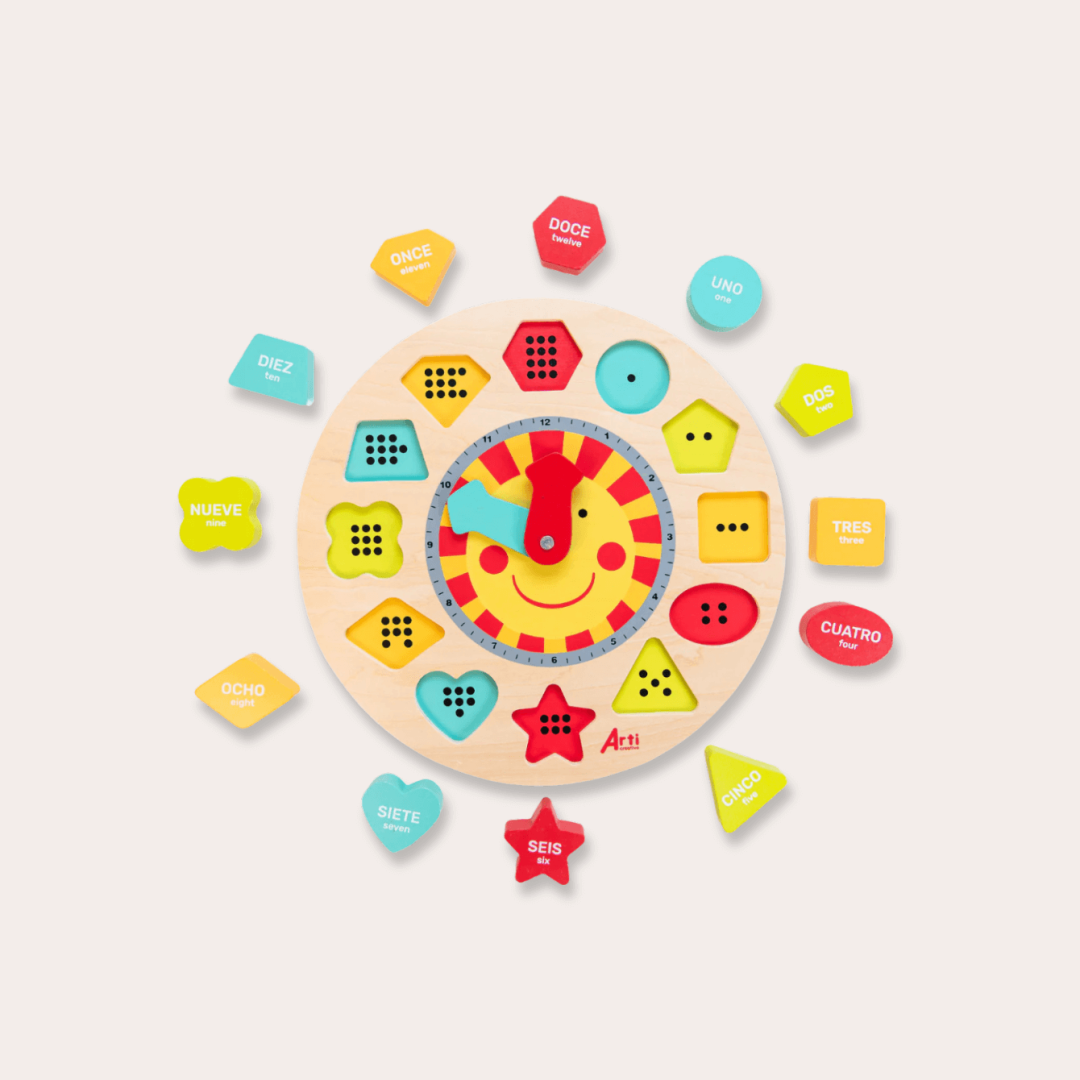 Arti Juego de Encaje Reloj Bilingüe - Imagen 3