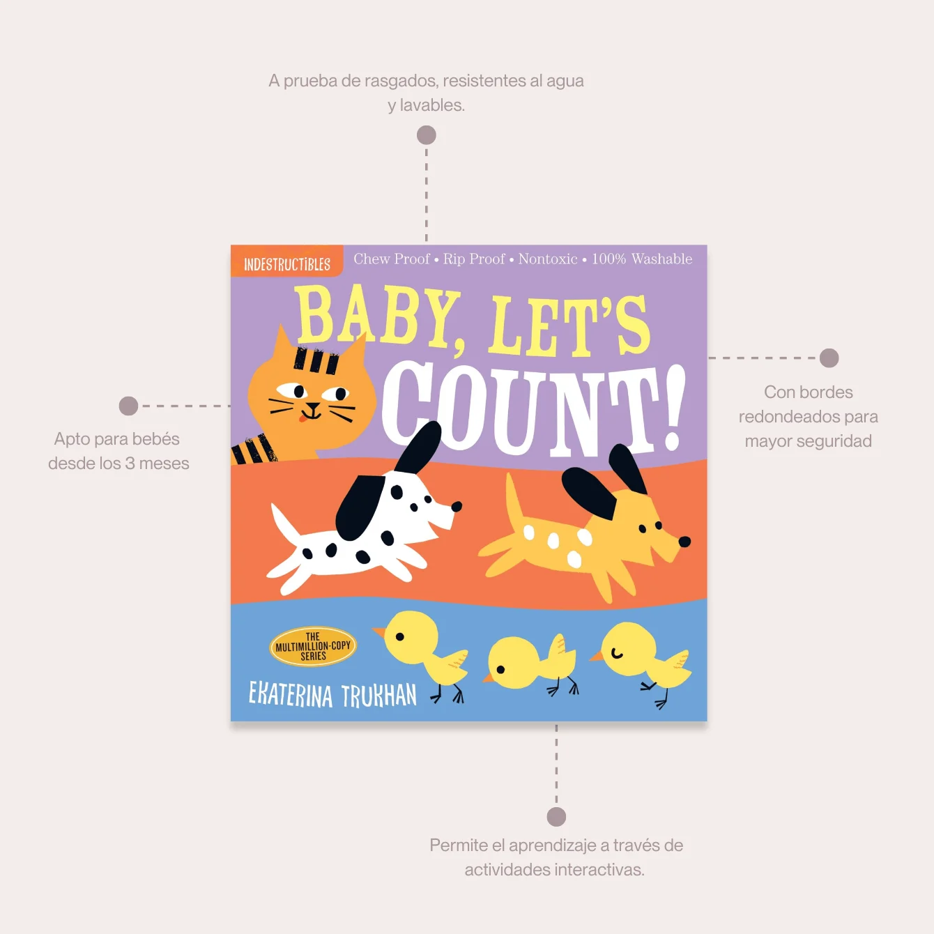 Libro Indestructible Baby, Let's Count - Imagen 3