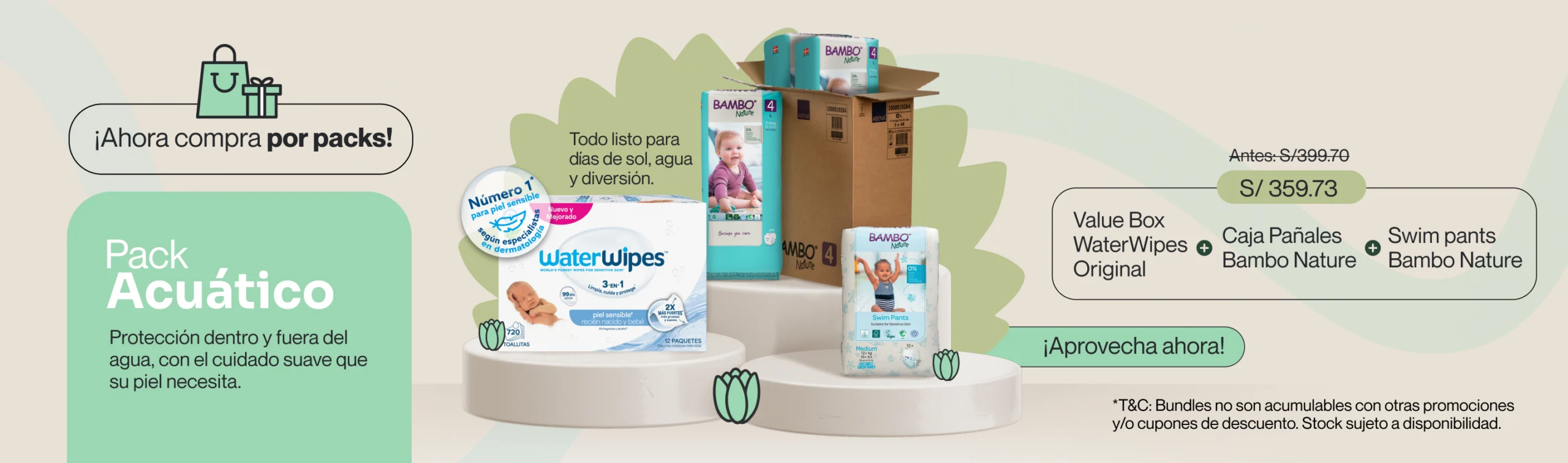 Pack Acuático para bebé
