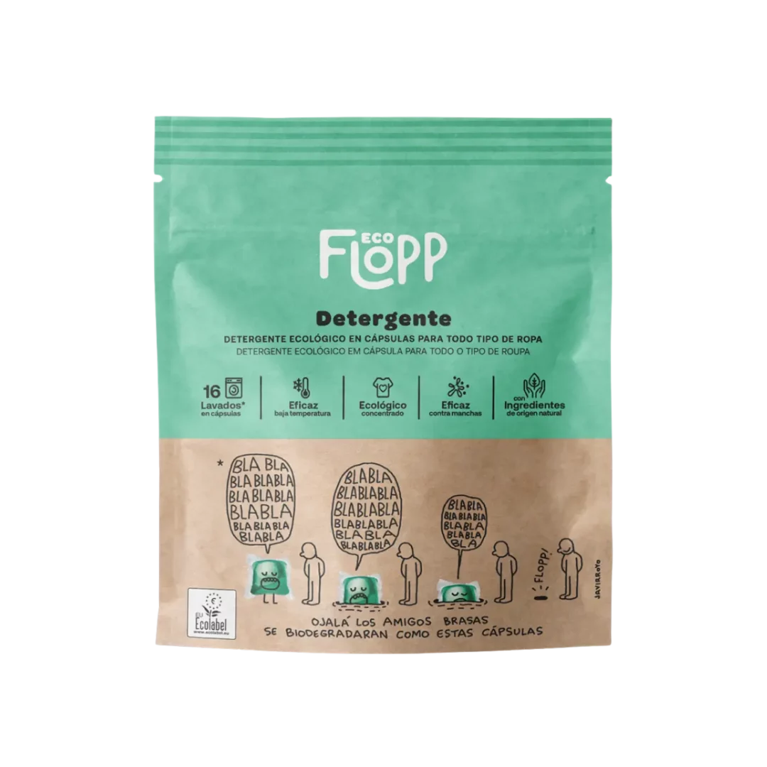 Flopp Detergente Ecológico En Cápsulas 16 Unds