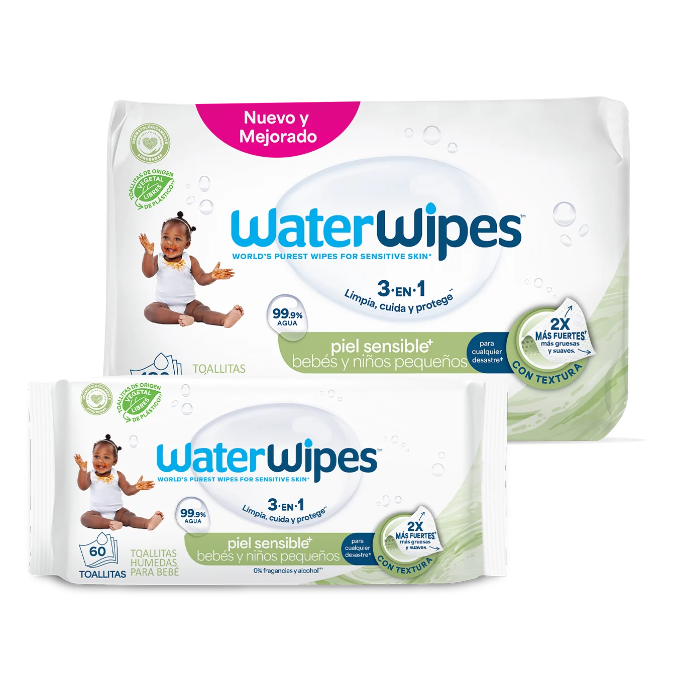WaterWipes Toallitas Húmedas Textured Clean