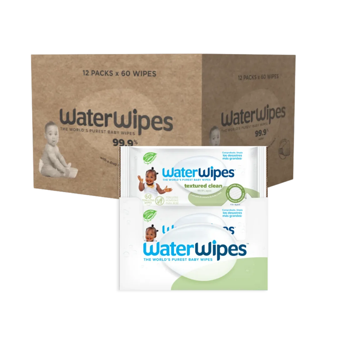 WaterWipes Toallitas Húmedas Textured Clean - Value Box 12 Pack x 60 (S)