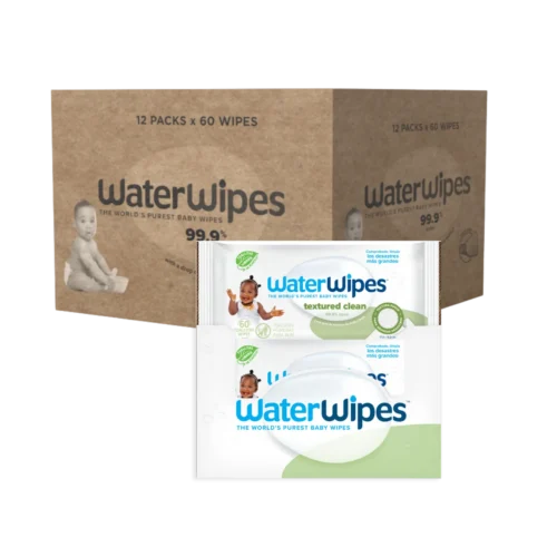 WaterWipes Toallitas Húmedas Textured Clean - Value Box 12 Pack x 60 (S)