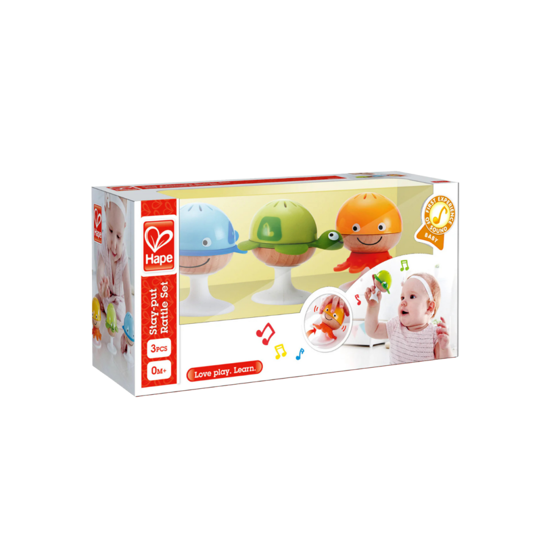 Hape Set de Sonajeros Adhesivos